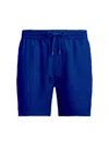 Polo Ralph Lauren Men's Prepster Linen Flat-front Shorts In Blue