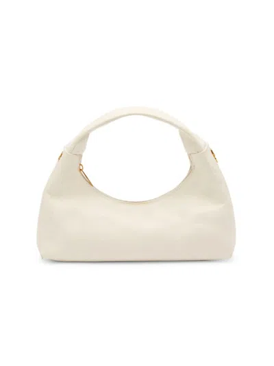 Off-white Women's Arcade Leather Shoulder Bag In White