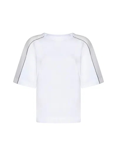Brunello Cucinelli T-shirt In Bianco
