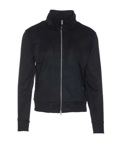 Tom Ford Zip Sweatshirt In Blue