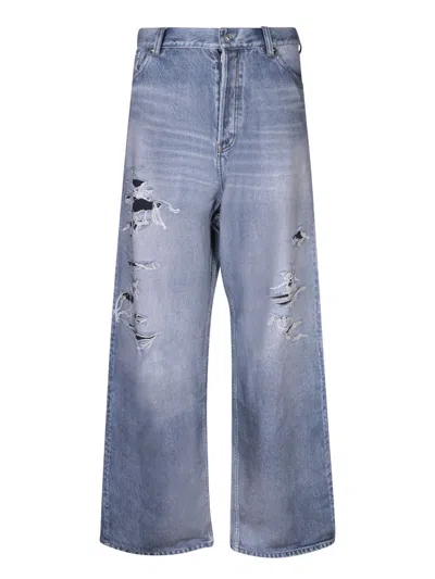 Balenciaga Trompe Loeil Blue Jeans