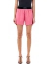 Tom Ford Silk Lounge Shorts In Pink