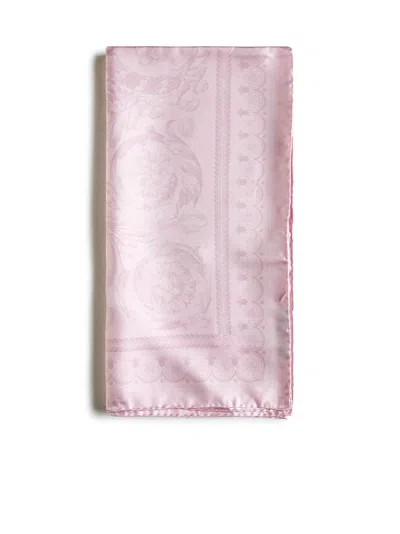 Versace Scarf In Pale Pink