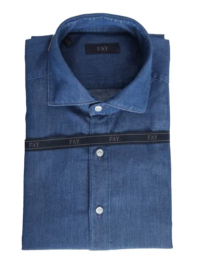 Fay Shirt In Blue
