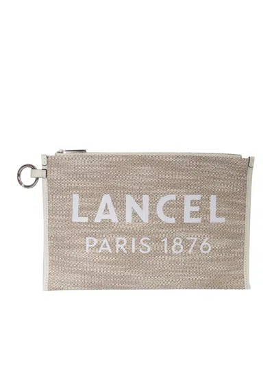 Lancel Pochette In Beige