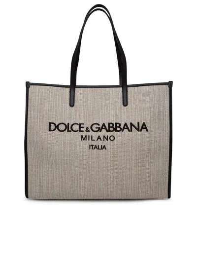 Dolce & Gabbana Beige Fabric Bag