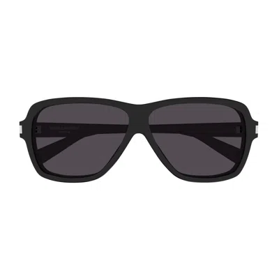 Saint Laurent Sl 609 Carolyn Sunglasses In 001 Black