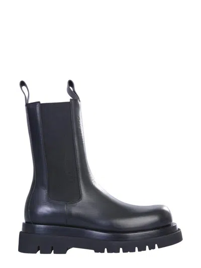 Bottega Veneta Bv Lug Boots In Black