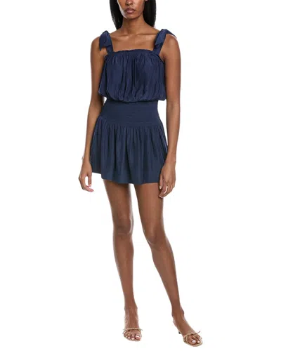 Ramy Brook Hale Mini Dress In Blue