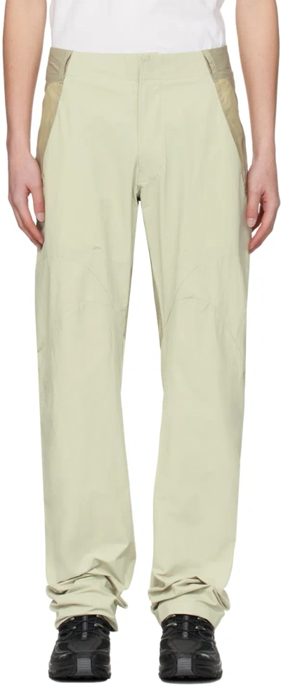 Post Archive Faction (paf) Beige 6.0 Center Trousers In Ivory