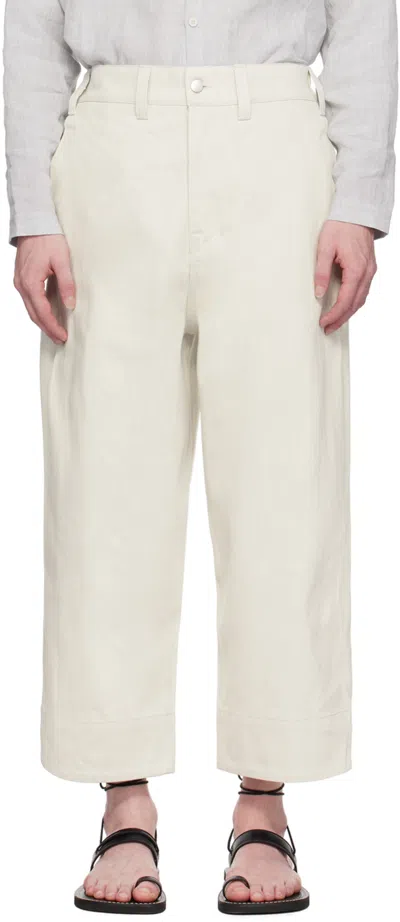 Toogood Off-white 'the Baker' Jeans In Chalk Blue