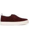 EYTYS EYTYS BURGUNDY MOTHER CABERNET SNEAKERS - RED,MOTHERSUEDE12300482