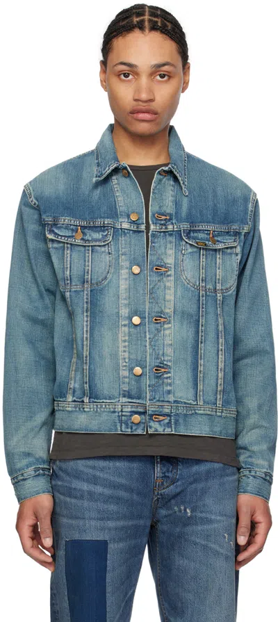 Rrl Blue Leeland Denim Jacket In Leeland Wash