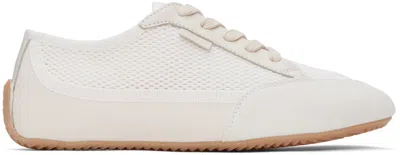 The Row Bonnie Suede Mesh Trainers In White