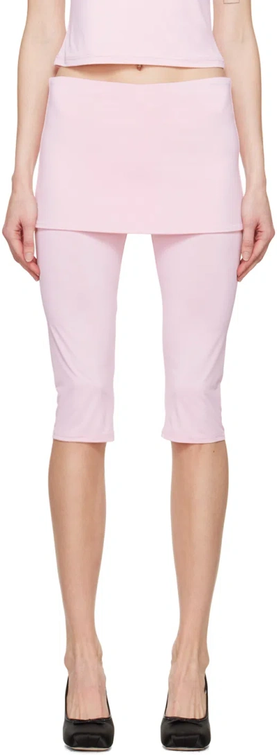 Sandy Liang Pink Solow Shorts In 632 Pink