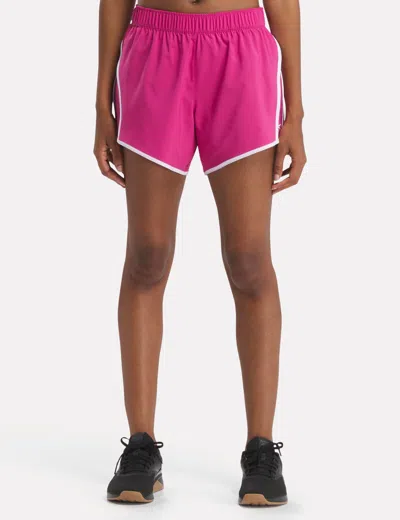 Reebok Id Train Woven Shorts In Pink