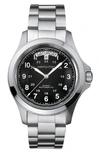 HAMILTON KHAKI FIELD KING AUTOMATIC BRACELET WATCH, 40MM,H64455133