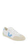 Veja Volley Low-top Court Sneakers In White Aqua