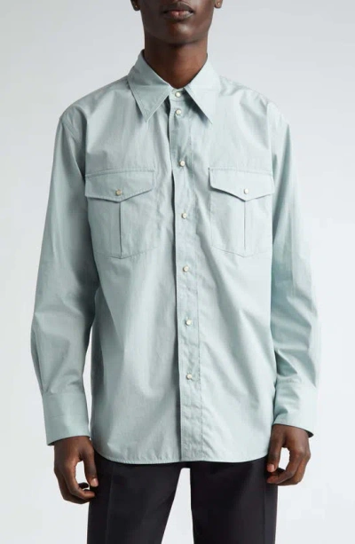 Lemaire Shirt In Br Espresso