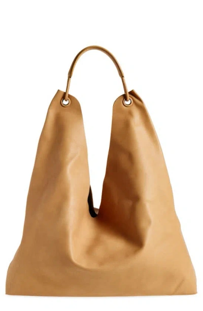 The Row Bindle 3 Large Hobo Bag In Cream