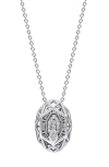 Hueb 18k Estelar White Gold Pendant Necklace With Diamonds, 18"l