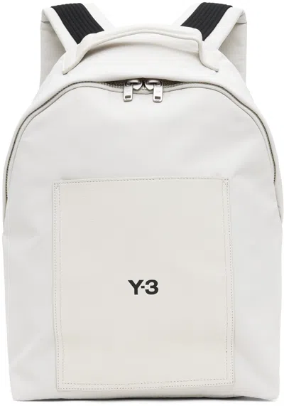 Y-3 Lux Backpack In White