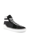 GIVENCHY GIVENCHY MID TOP SNEAKERS IN BLACK,BM08482843