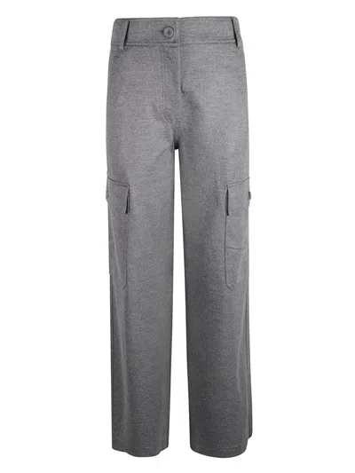 Max Mara Trousers In Gray