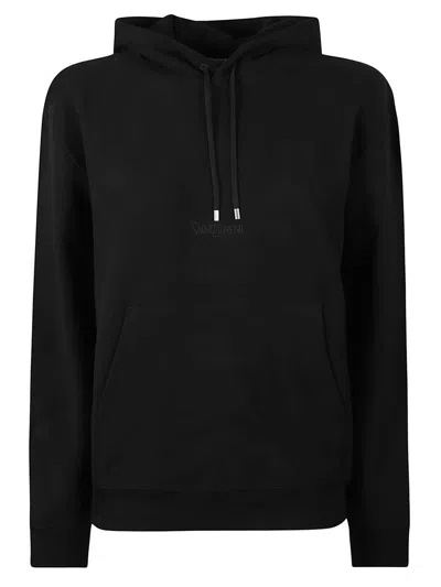 Saint Laurent Sweaters In Black