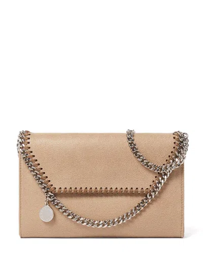 Stella Mccartney Falabella Mini Shoulder Bag In Brown