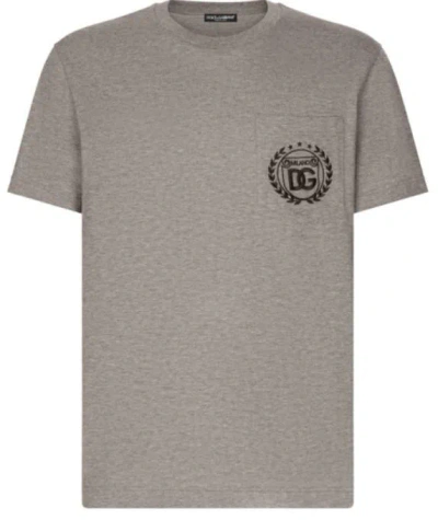 Dolce & Gabbana T-shirts And Polos In Melange Grigio