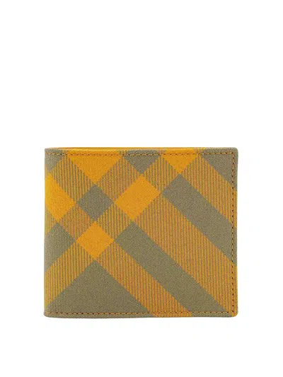 Burberry Wallet In Yellow