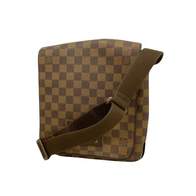 Pre-owned Louis Vuitton Brooklyn Brown Canvas Shoulder Bag ()