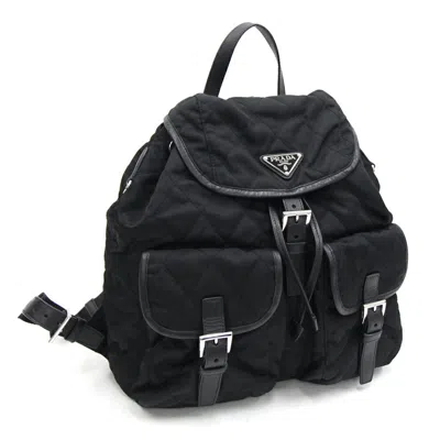 Prada Black Synthetic Backpack Bag ()