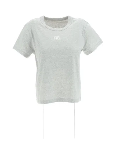 Alexander Wang T T By -shirts & Vests In Light Heather Grey