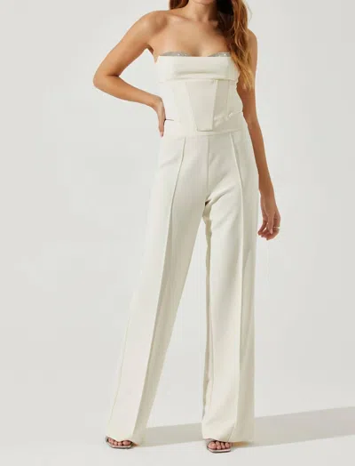 Astr Madison Pants In Beige