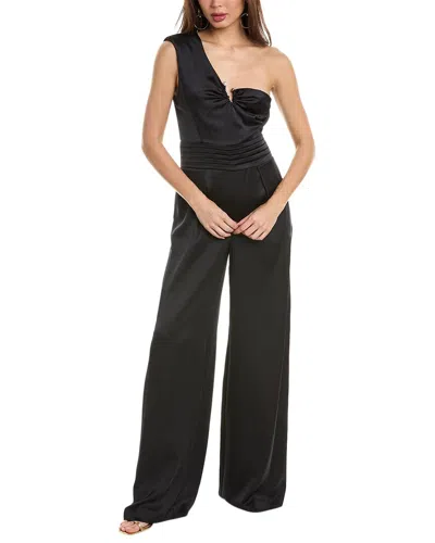 Ramy Brook Claire One-shoulder Jumpsuit In Black
