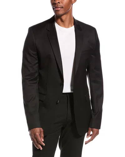 Hugo Boss Wool Suit Jacket In Black