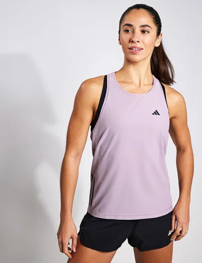 Adidas Originals Adidas Own The Run Tank Top In Purple