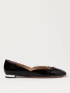 Aquazzura Flat Shoes In Black