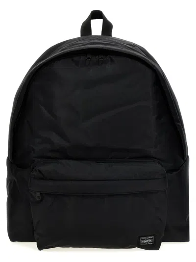 Black Comme Des Garçons Black Porter Edition Medium Backpack In 1 Black