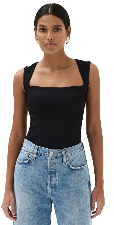 Reformation Diandra Top In Black