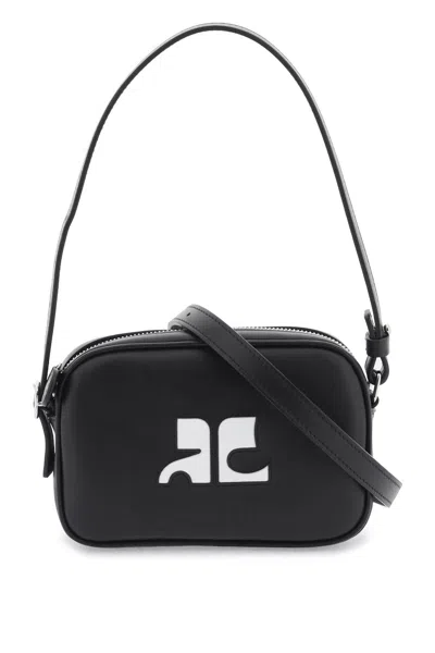 Courrèges Courreges Slim Camera Bag For Compact Women In Black