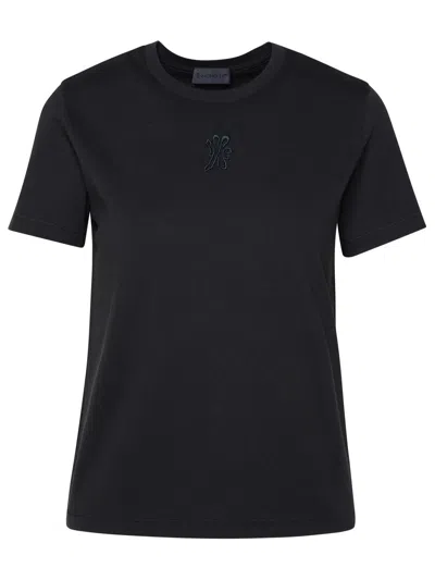 Moncler T-shirt Logo In Black