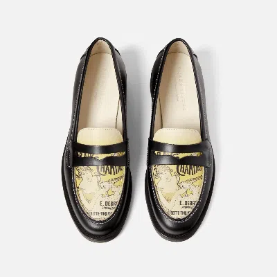 Duke & Dexter Women's Wilde Champagne Penny Loafer - Women's In Yellow