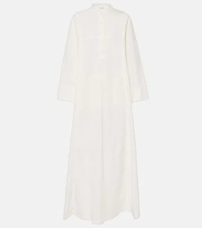 Dries Van Noten Cotton Maxi Dress In White