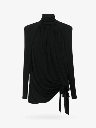 Saint Laurent Woman Dress Woman Black Dresses
