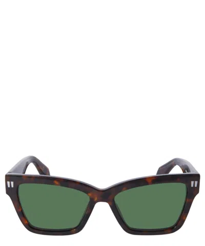 Off-white Cincinnati Rectangle-frame Sunglasses In Brown