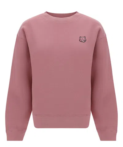 Maison Kitsuné Sweatshirt In Pink