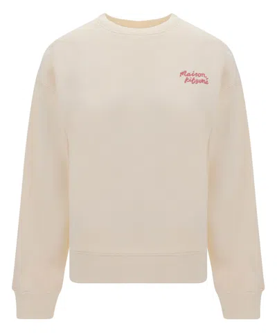 Maison Kitsuné Sweatshirt In White